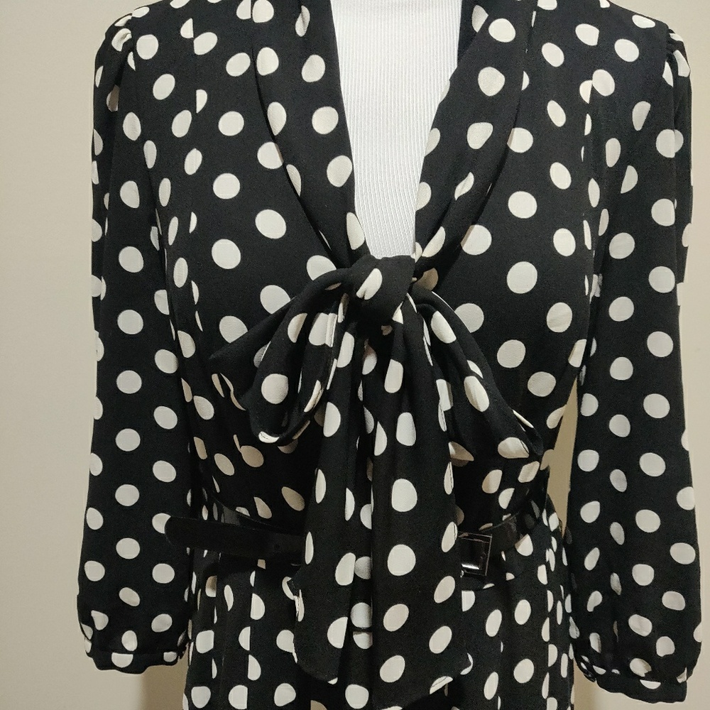 Vintage polka dot dress. - Picture 3 of 5
